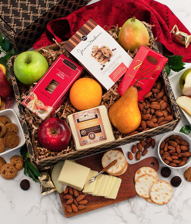 Fruit &amp; Cheese Snack Gift Box 